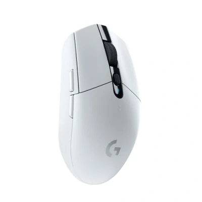 Imagen de Logitech G305 LIGHTSPEED Ratón Gaming Inalámbrico, Captor HERO 12K, 12,000 DPI, Ultra ligero, Batería de 250h, 6 Botones Programables, Memoría Integrada, PC/Mac Blanco