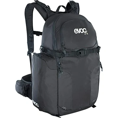 Imagen de EVOC Mochila CP 18l para cámaras profesionales (sistema de transporte acolchado y ergonómico, sistema correas piolet, esquí, snowboard o trípode), Negro