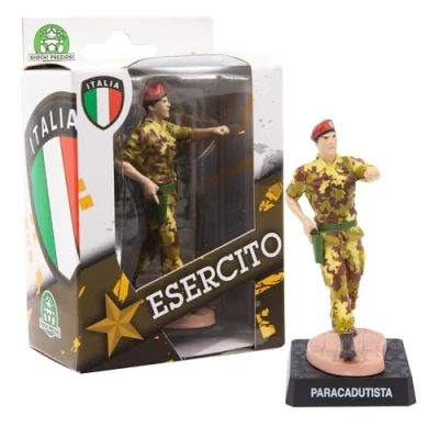 Imagen de Giochi Preziosi Eer20700 Personaje de 8 cm Representante un Paracaidista Altamente detallado Tanto en Uniforme como división