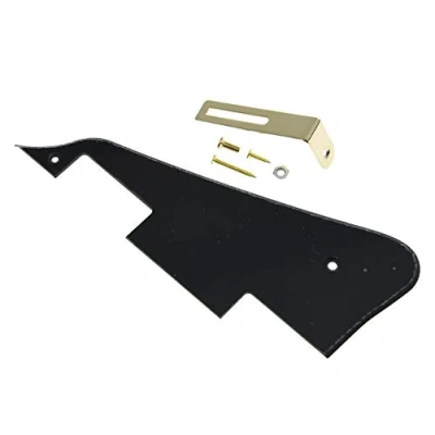 Imagen de KAISH Golpeador de guitarra LP 1 capa negro con soporte dorado para Epiphone Les Paul