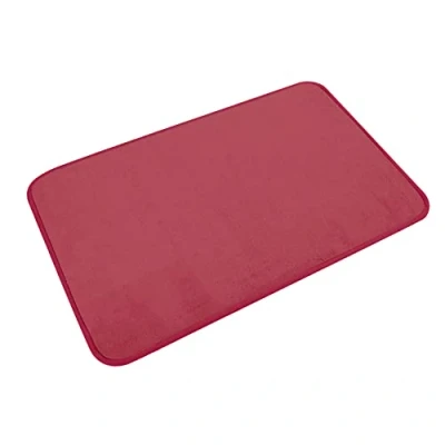 Imagen de Douceur d&#039;Intérieur Suavidad Interior, Alfombra de baño (45 x 75 cm) Vitamina Frambuesa, Microfibra