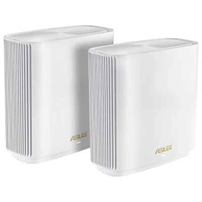 Imagen de Sistema WiFi Mesh ASUS XT9 B 1 PK, 2 pack, 7.8 Gbit/s, Tribanda, Hasta 530 m², 6, Blanco
