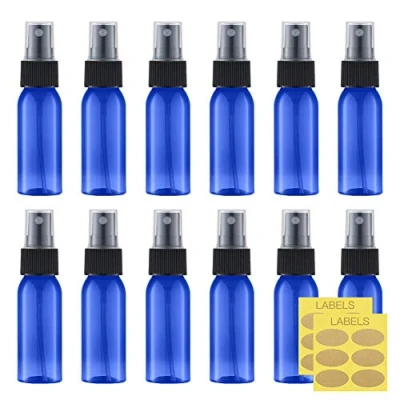 Imagen de Toureal 30ml Azul Botellas Spray Pulverizador Plastico (12 Piezas) Botes Vacios, Atomizador