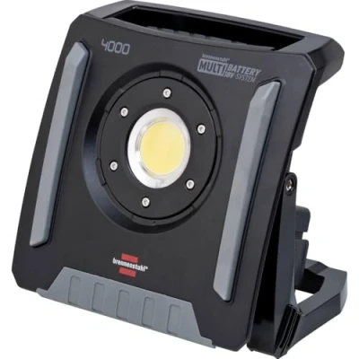 Imagen de Brennenstuhl Professional Multi Battery foco LED a batería 4000 MA (40W, 4500lm, IP65, de obra compatible con baterías 18V 11 fabricantes diferentes, sin batería, Engineered in Germany)