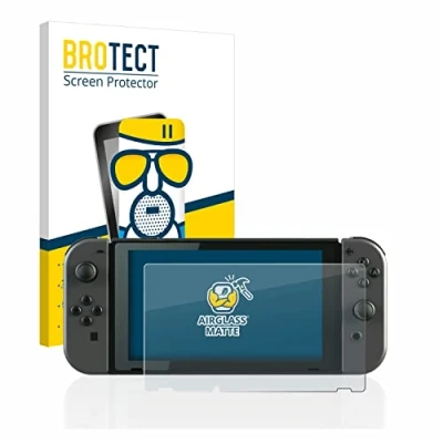 Imagen de BROTECT Protector Pantalla Mate Cristal para Nintendo Switch Protección Anti Reflejos