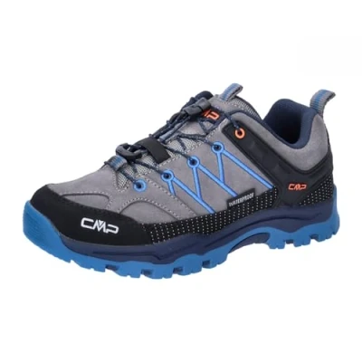 Imagen de CMP Kids Rigel Low Trekking Shoes WP, Zapatos para Caminar, Graffite Oltremare, 36 EU