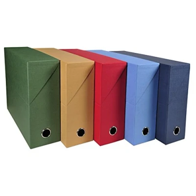 Imagen de Caja archivadora de lona Exacompta, color Surtidos. A4