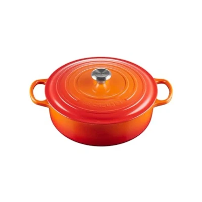 Imagen de Le Creuset Rustidera de hierro fundido, 30 cm, 6, 2 L, Volcanico, 21179300902430
