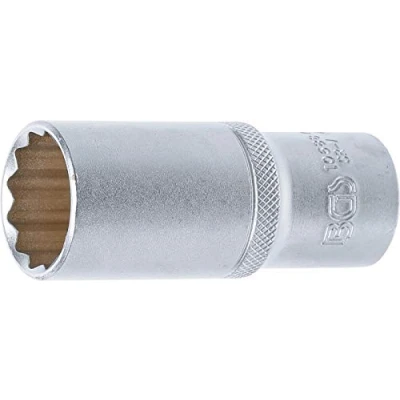 Imagen de BGS 10688 Llave de vaso 12 caras, larga entrada 12,5 mm (1/2&quot;) 24