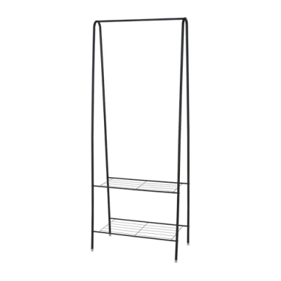 Imagen de WELL HOME Perchero metálico con 2 baldas H.152cm