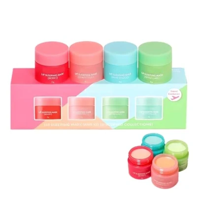 Imagen de Máscara Labial, Mascarilla Labios Noche Y tratamiento Reparador labial Protector nocturno, Repara Eficazmente Los Secos Agrietados