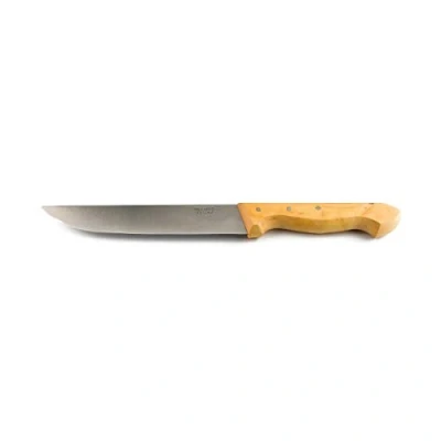 Imagen de PALLARES SOLSONA Cuchillo Degollar Cerdos, Mango de boj, Acero Carbono, 24cm.