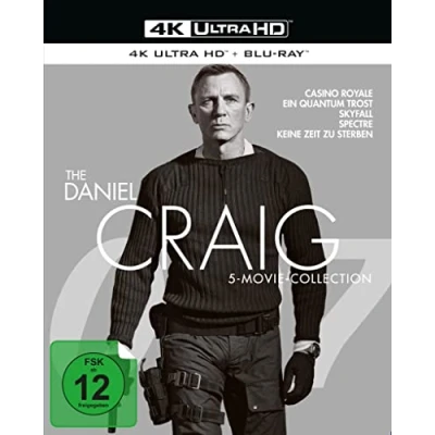 Imagen de James Bond The Daniel Craig 5 Movie Collection (4K Ultra HD) (5 BR4K) (+ Blu ray2D) [Blu ray]
