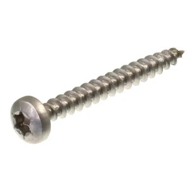 Imagen de SECCARO tornillo para madera aglomerada de cabeza semirredonda, 4 x 35 mm, acero inoxidable V2A, VA A2, con rosca completa, TX/hexagonal interior, 20