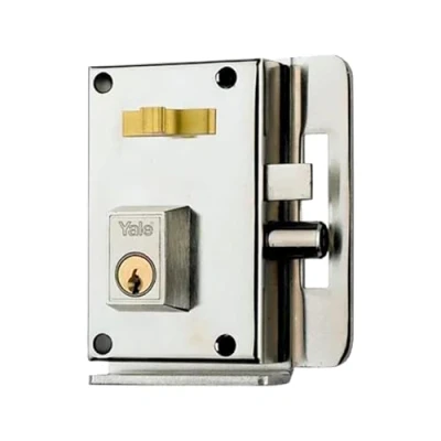 Imagen de Yale 3010021 Cerradura de Sobreponer, mano Derecha Entrada 45 mm / Dcha Hierro Niquelado