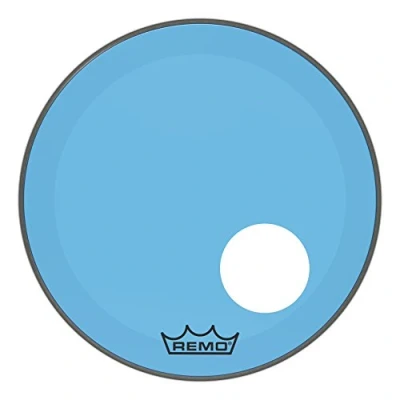 Imagen de Remo Powerstroke 3 Colortone Blue Bass Drum Head Azul. 20&quot; P3 1320 CT BUOH