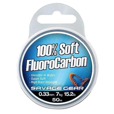 Imagen de Savage Gear Fluorocarbono Transparente Suave 0.49mm (35m) Flurocarbono