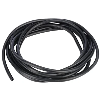 Imagen de stonylab Negro Látex Tubos de Goma, Pedazo Continuo Altamente Elástico y Fuerte Puro Tubería Tubo Caucho Natural 9 mm OD 6 ID, 5 Meter