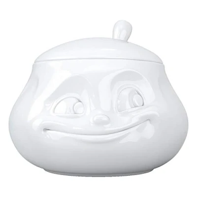 Imagen de Fiftyeight T013301 Dulce Azucarero, Porcelana, Blanco, 11.2 x 11.3 cm