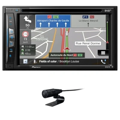 Imagen de Pioneer AVIC Z730DAB Sistema AV de navegación con pantalla multitáctil 6,2 pulgadas y 24 bits Wi Fi, Apple CarPlay inalámbrico, Waze Bluetooth, dual USB cámara DAB