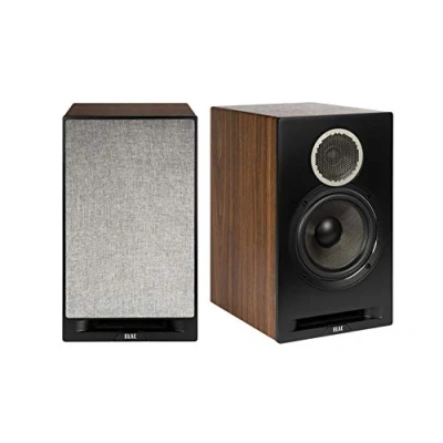 Imagen de ELAC Debut Reference DBR62 Par de Altavoces para estantería (Negro/Nogal)