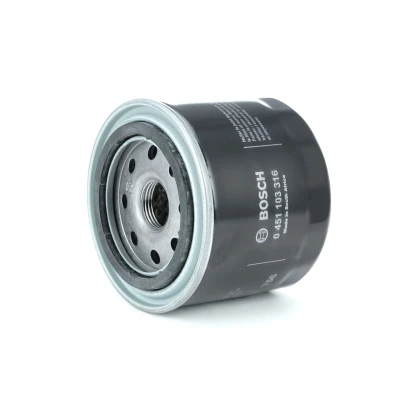 Imagen de BOSCH 0 451 103 316 Filtro de aceite M 20 x 1,5 con válvula bloqueo retorno enroscable HYUNDAI: Santa Fe I, ACCENT 2, Coupe II norauto,