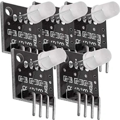 Imagen de AZDelivery 5 x KY 016 FZ0455 3 Color RGB Módulo LED Compatible con Arduino E Book Incluido!