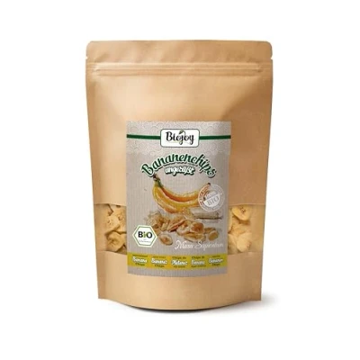 Imagen de Biojoy Chips de plátano Ecológico (250 g), horneados en aceite coco, sin azúcar añadido y azufre