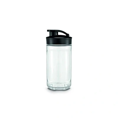 Imagen de WMF Vaso Recambio para Batidora Kult X Mix Go, capacidad de 0.3 litros, Tritan libre BPA, apto lavavajillas, tapa hermética fugas, transportable, óptima batidos y smoothies, Transparente/Negro