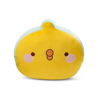 Imagen de NICI cojín de Peluche PIU 35x35x12cm Esponjoso con Cara Molang para niñas, niños y bebés, Rectangular 61168