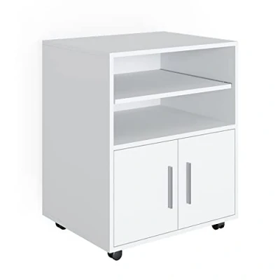 Imagen de Vicco Carro con Ruedas Novak, Blanco, 60 x 48 cm