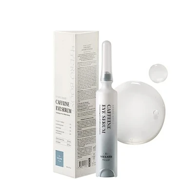 Imagen de VILLAGE 11 FACTORY Sérum para ojos con cafeína (10ml) Solución de 10%, Efecto Botox Hexapéptido 8, Niacinamida, Elasticidad, Tratamiento Antiarrugas y Ojeras Hydro Boost Caffeine Eye Serum