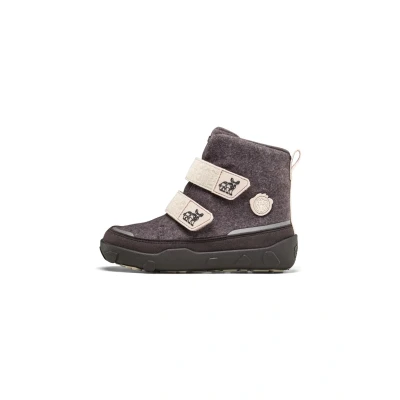 Imagen de Affenzahn Bota invierno Lana Comfy impermeable y cálida, vegana, con cierre adhesivo, ideal para invierno, tallas 21 35 Rinoceronte Gris