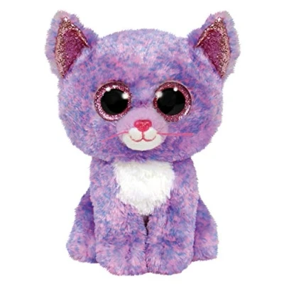 Imagen de TY Cassidy Cat Beanie Boo Medium Peluche, Multicolor (36486)