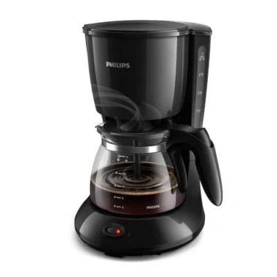 Imagen de Philips Daily Collection HD7461/20 Cafetera (Independiente, De filtro, 1,2 L, café molido, 1000 W, Negro)