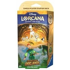 Imagen de Ravensburger Disney Lorcana:Into The Inklands TCG Starter Deck: Amber &amp; Emerald Ámbar y Esmeralda Lorcana Trading Card Game: Set 3, Color (11098274)