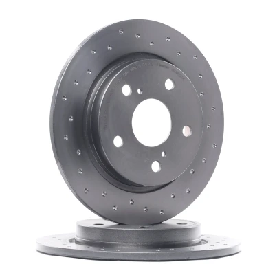 Imagen de BREMBO XTRA LINE 08.A912.1X Disco de freno 270 10 5 perforado, macizo revestido TOYOTA: Auris Hatchback, Familiar, Corolla X Berlina