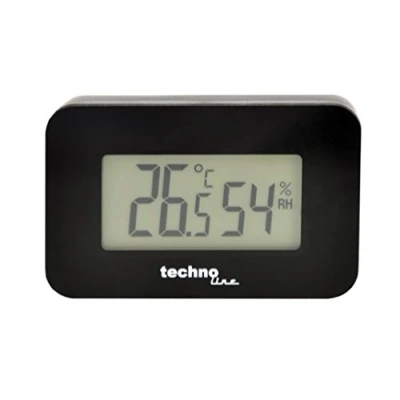 Imagen de Technoline WS 7009 Termómetro/higrómetro, Negro