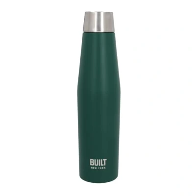 Imagen de BUILT Botella Termo Antigoteo Hermética 100% Reusable y Libre de BPA Acero Inoxidable 18/10 540ml Verde Bosque