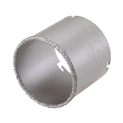 Imagen de wolfcraft Corona de perforación recubierta carburo tungsteno I 3475000 Para instalaciones sanitarias y eléctricas en paredes ladrillo piedra; profundidad corte: 55 mm
