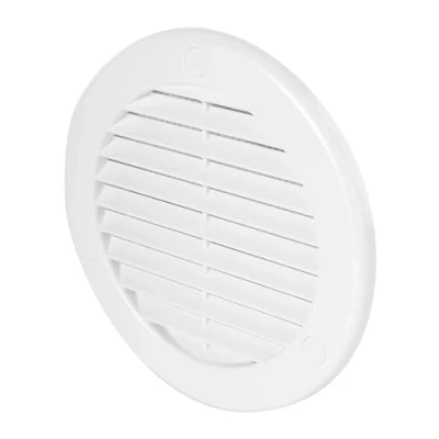Imagen de círculo modelo de ventilación cubrir 133mm blanco plástico ABS