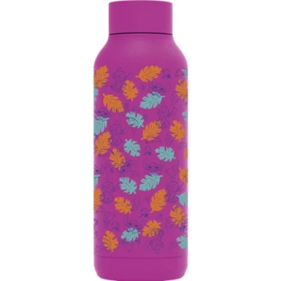 Imagen de Quokka Botella Termo Acero Inoxidable Solid Purple 510 ML Stitch Tropical