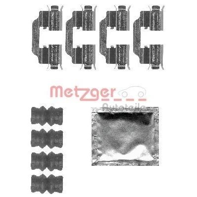 Imagen de METZGER 109 1832 Kit de accesorios, pastillas frenos ALFA ROMEO: Giulietta Hatchback