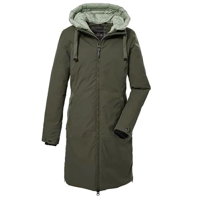 Imagen de G.I.G.A. DX mujer Parka funcional con capucha desmontable/parka impermeable GW 2 WMN PRK, dark olive, 38, 39828 000