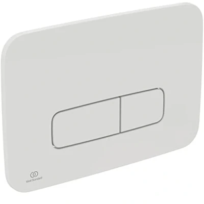 Imagen de Ideal Standard R0124AC Placa de Descarga Inodoro, Blanco, Oleas P3 Pneumatic Toilet Flush Plate White