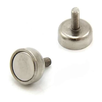 Imagen de FIRST4MAGNETS N42 Magnet de Bote Neodimio Con Perno M3 Para Artes, Manualidades, Fabricacion Modelos, Bricolaje, Pasatiempos, Oficina Y Hogar 10mm Diametro x 5mm Espesor 3kg
