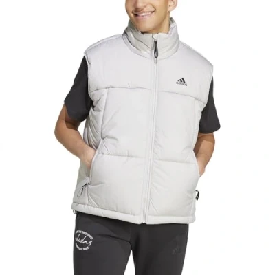 Imagen de adidas BSC 3S PUFFY VEST, Chaqueta con relleno fino de los hombres, grey two, IX8871