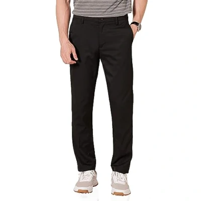 Imagen de Amazon Essentials Pantalón de Golf Elástico Ajuste Entallado Hombre, Negro, 33W / 28L