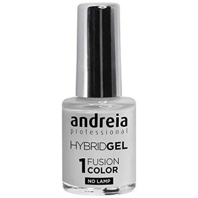 Imagen de Andreia Professional Esmalte De uñas gel híbrido 2 pasos y no requiere lámpara larga duración fácil extracción Fusion Color H5 Gris