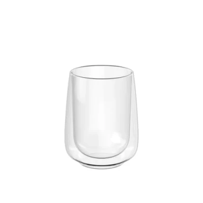 Imagen de Villeroy &amp; Boch Artesano Hot&amp;Cold Beverages taza Latte Macchiato, set de 2 tazas doble pared para bebidas frías y calientes, 250 ml, vidrio borosilicato, aptas lavavajillas microondas
